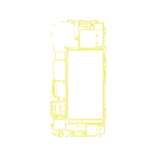 RhinoShield X JOCR Mod NX iPhone 11 Pro Max Case - Inside an iPhone - Yellow Backplate