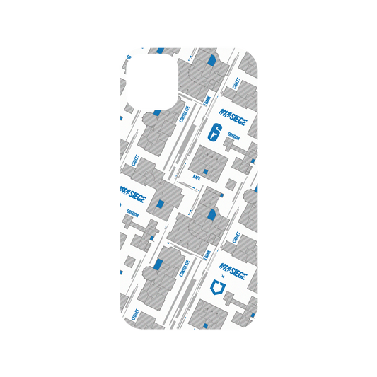 RhinoShield X 6: Siege Mod NX iPhone 11 Pro Max Case - Map - Blue Backplate