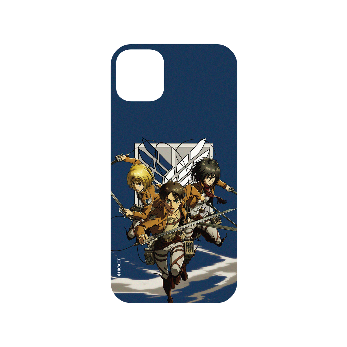 RhinoShield X Attack on Titan Mod NX iPhone 11 Pro Max Case - Eren, Mikasa, and Armin Backplate