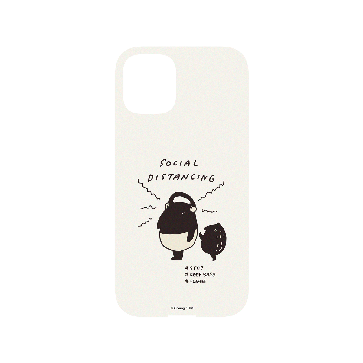 RHINOSHIELD X LAIMO Mod NX iPhone 12 mini Case - SOCIAL DISTANCING Backplate