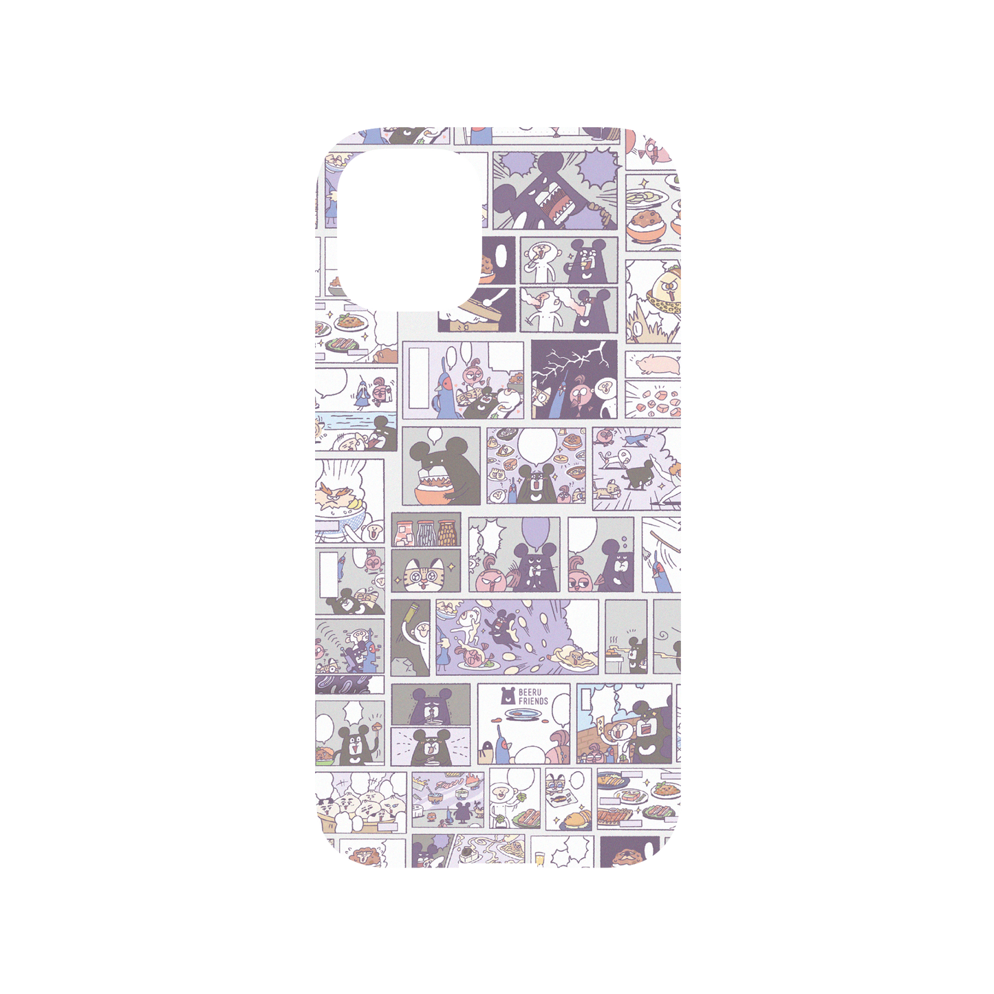 iPhone 12 mini 犀牛盾Mod NX聯名設計款邊框背蓋兩用手機殼 臺灣吧 - 漫畫餓食世紀