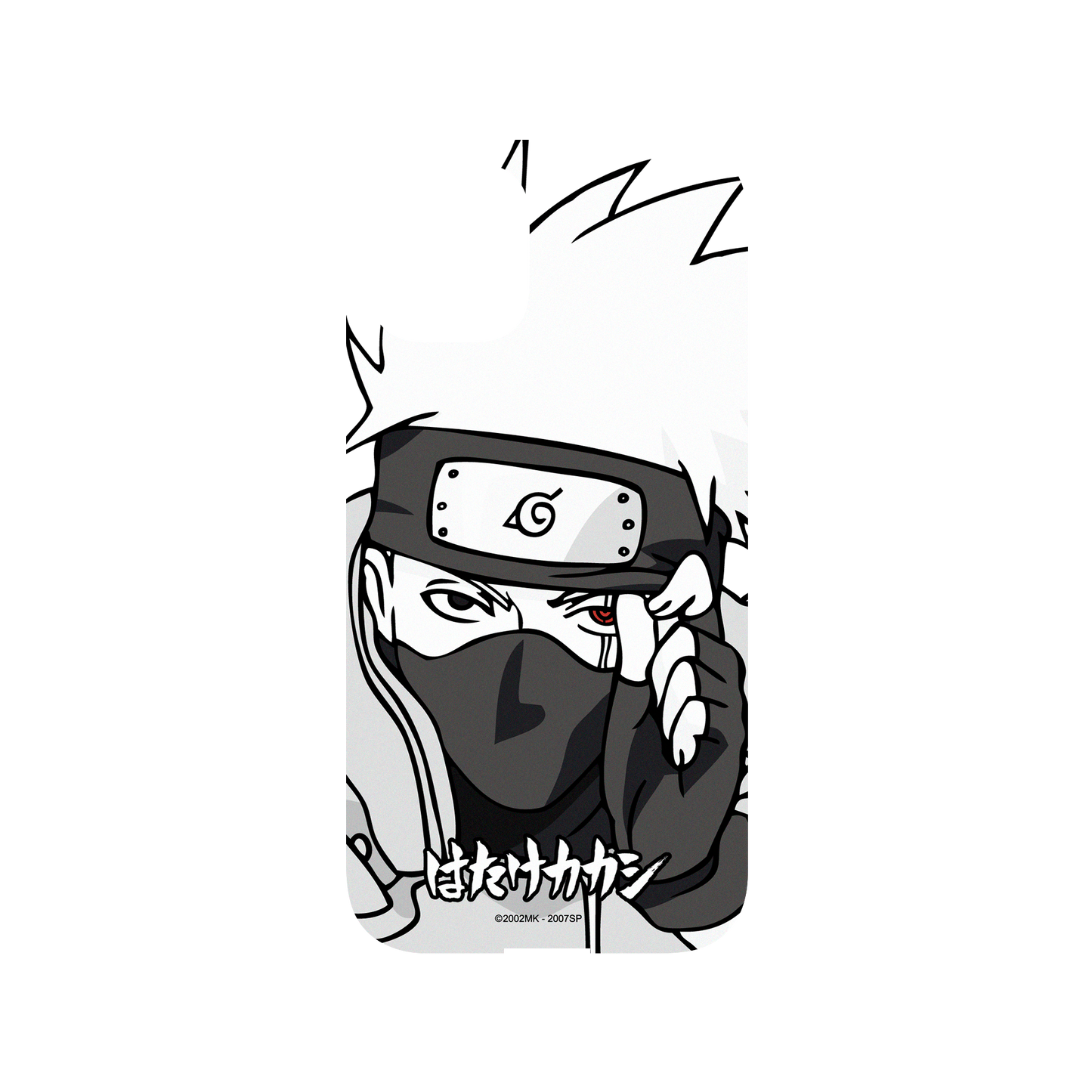 RHINOSHIELD X Naruto Shippuden Mod NX (MagSafe compatible) iPhone 12 mini Case - Kakashi Black & White Backplate