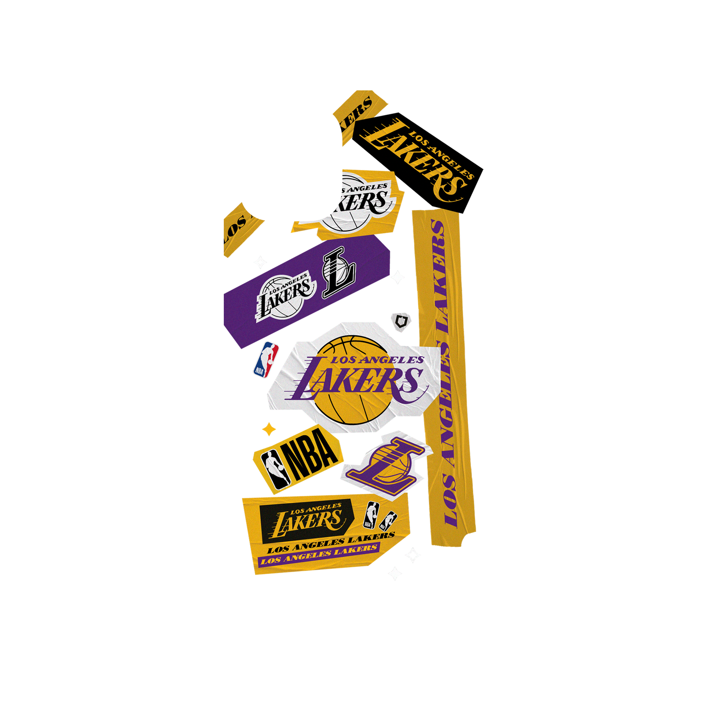 RHINOSHIELD X NBA Mod NX (MagSafe compatible) iPhone 12 mini Case - L.A. Lakers - Collage Backplate