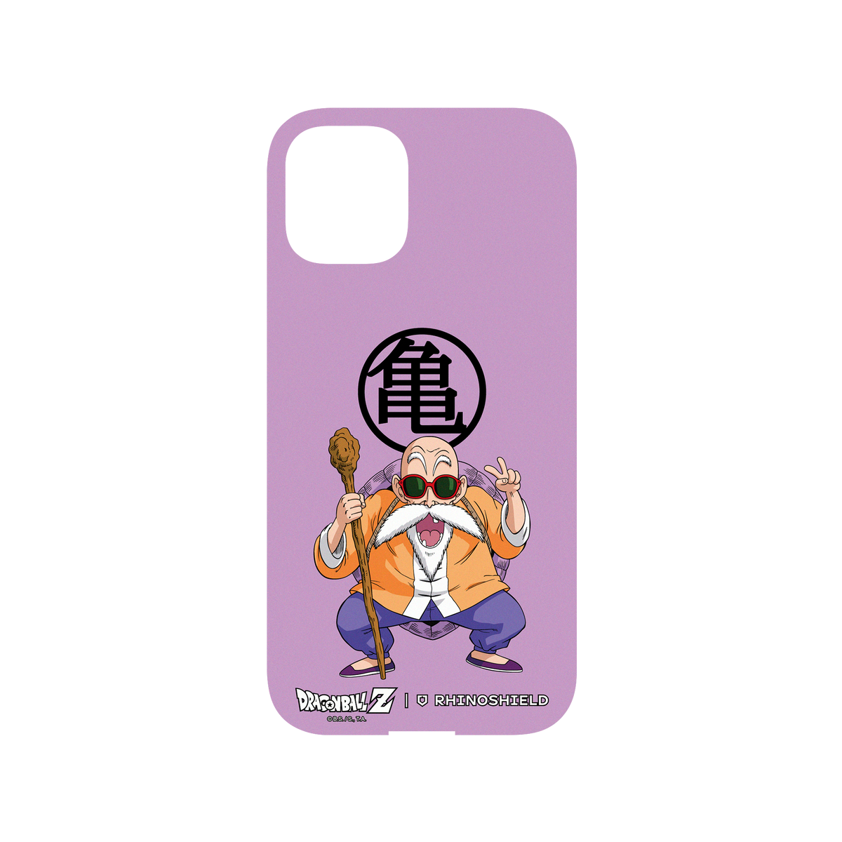 RhinoShield X Dragon Ball Z Mod NX iPhone 12 mini Case - Kamesennin & "Kame" symbol Backplate