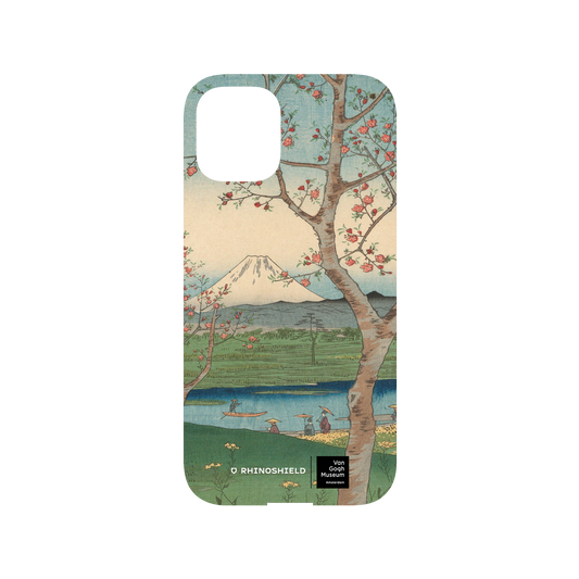 RHINOSHIELD X Van Gogh Museum  Mod NX iPhone 12 mini Case - View of Mount Fuji from Koshigaya - Utagawa Hiroshige Backplate