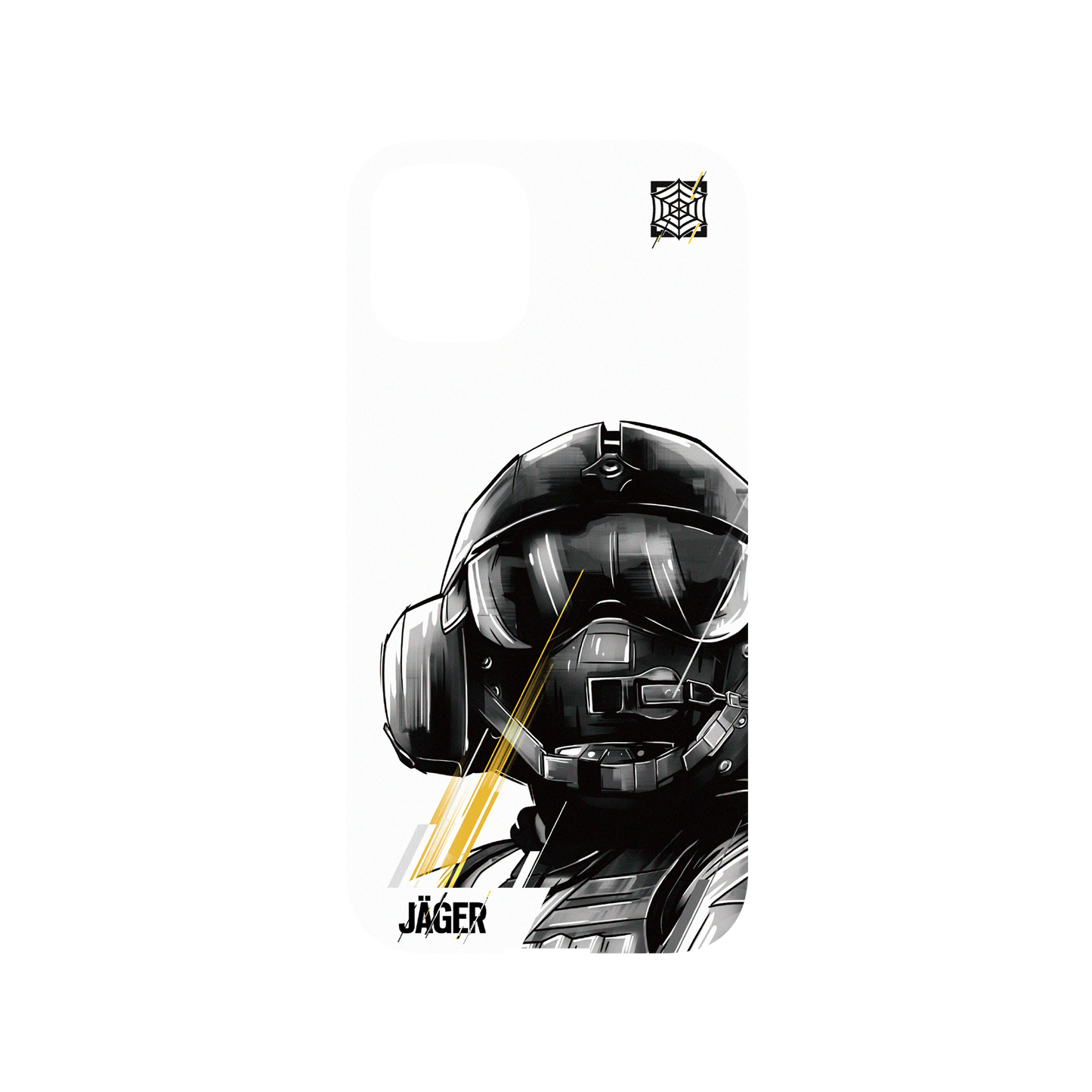 RHINOSHIELD X 6: Siege Mod NX (MagSafe compatible) iPhone 12 mini Case - Jäger - Sketch Backplate