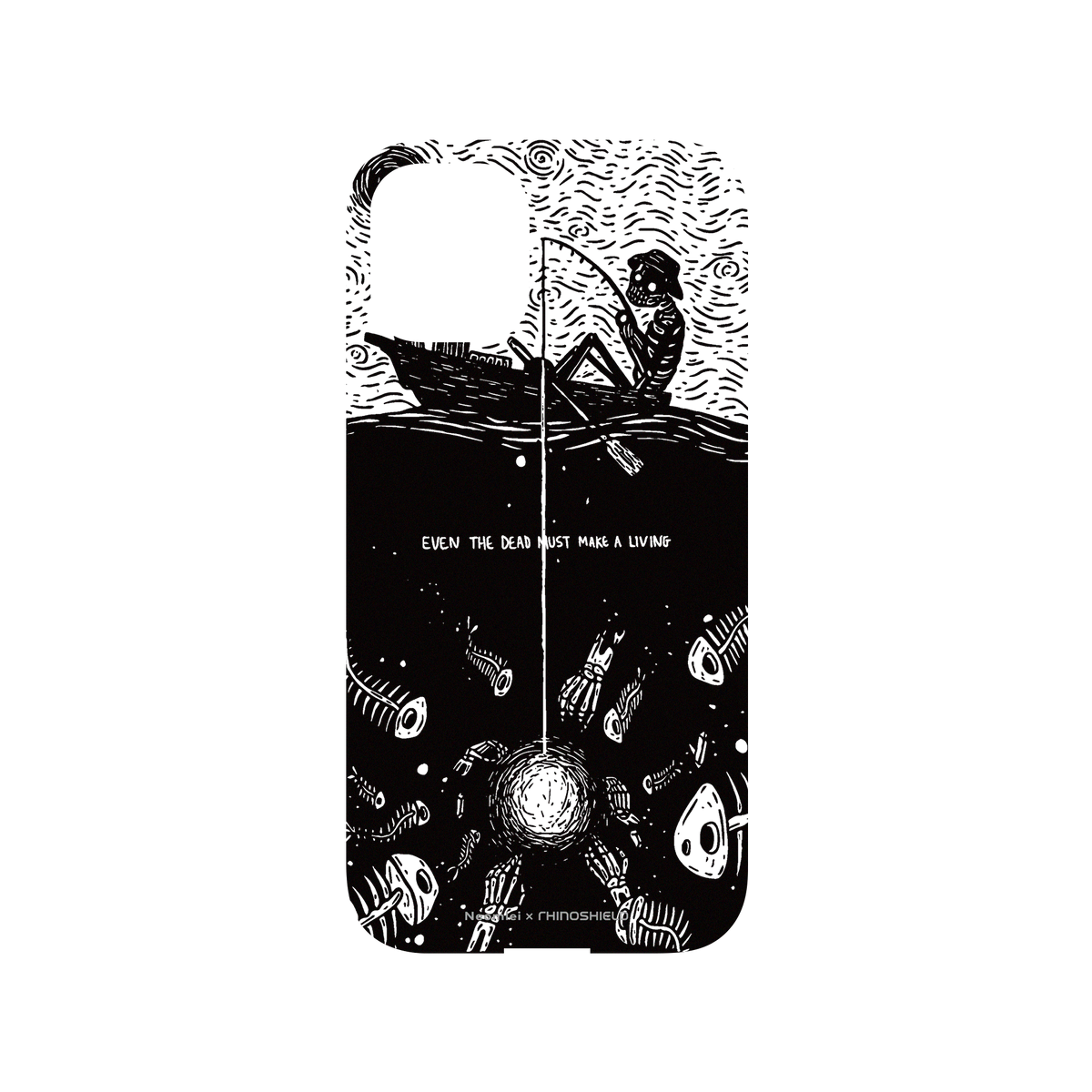 RhinoShield X Neomlei Mod NX iPhone 12 Mini Case - Even The Dead Must Make A Living Backplate