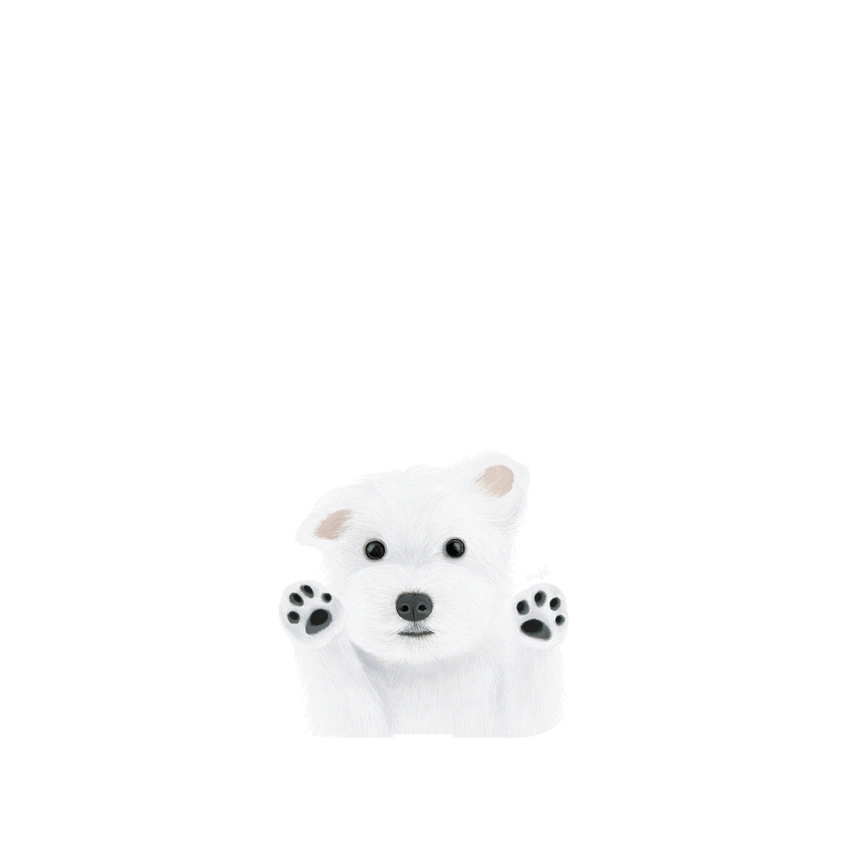 RhinoShield Mod NX iPhone 12 Case: Original Designs - Puppy Love Backplate