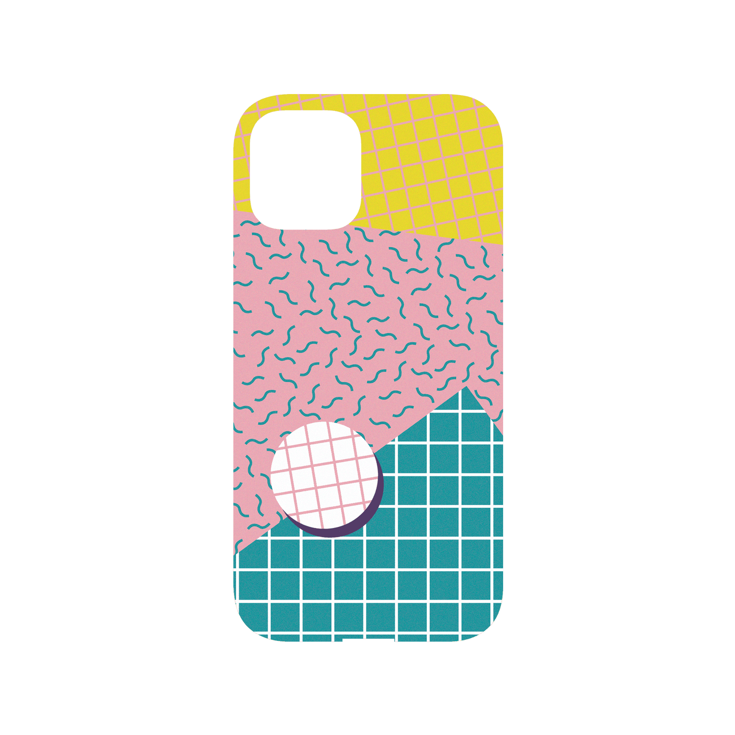 RHINOSHIELD Mod NX iPhone 12 Case: Original Designs - Color Block Party Backplate