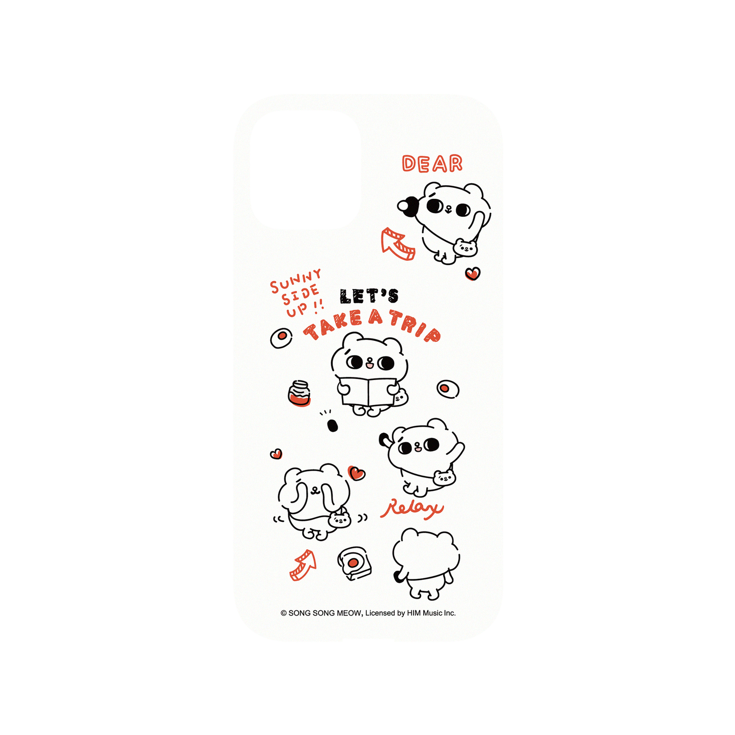 RHINOSHIELD X Song Song Meow by SECOND Mod NX iPhone 12 Case - Let's take a trip! Backplate