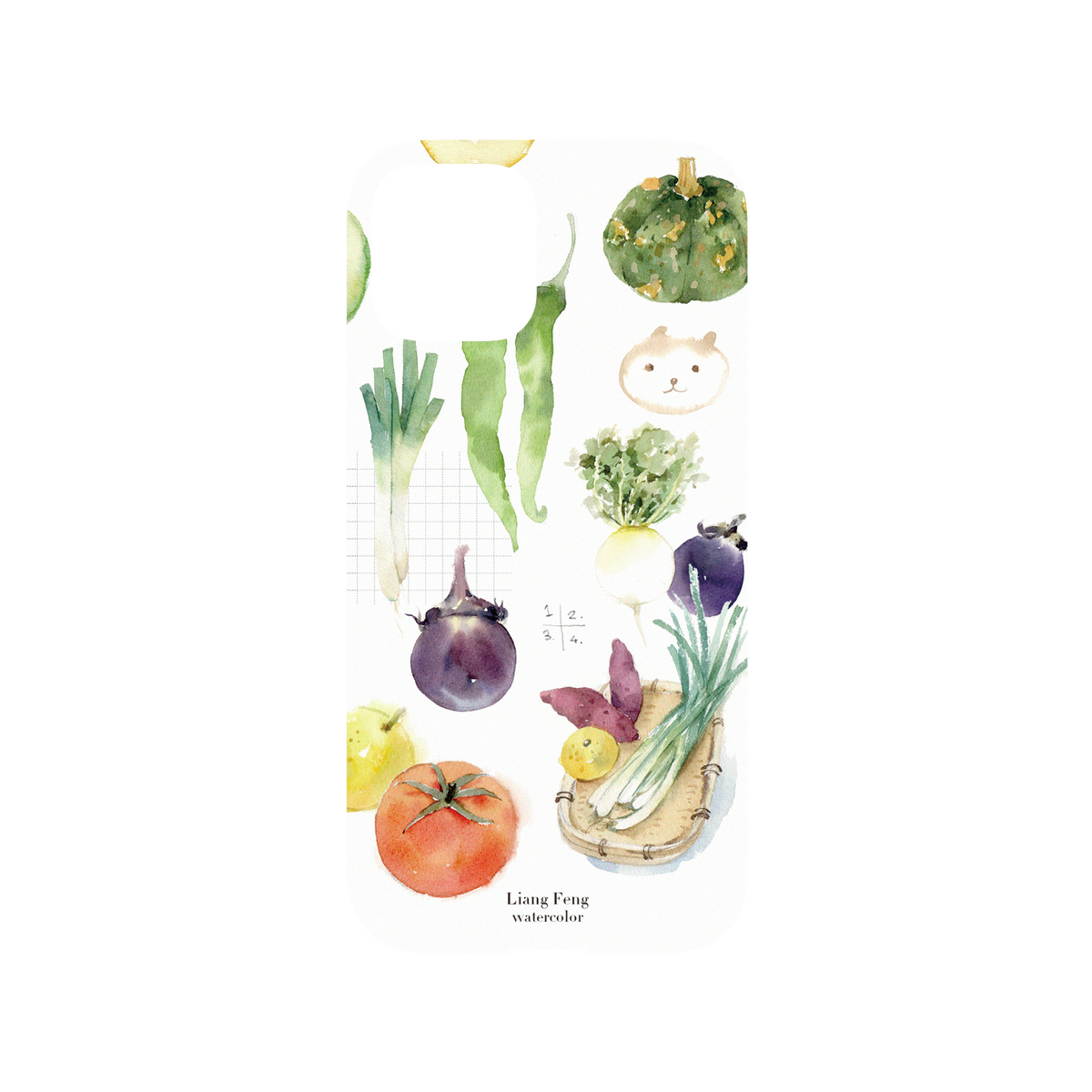 RhinoShield X Liang Feng Mod NX iPhone 12 Pro Case - Wild Vegetables Backplate