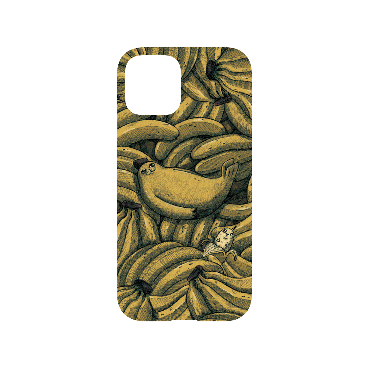 RhinoShield X Incrediville Mod NX iPhone 12 Pro Case - The Banana Seal Backplate