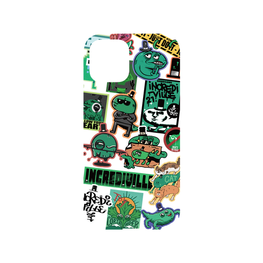 RhinoShield X Incrediville Mod NX iPhone 12 Case - Odd Sticker Album Volume 2 Backplate