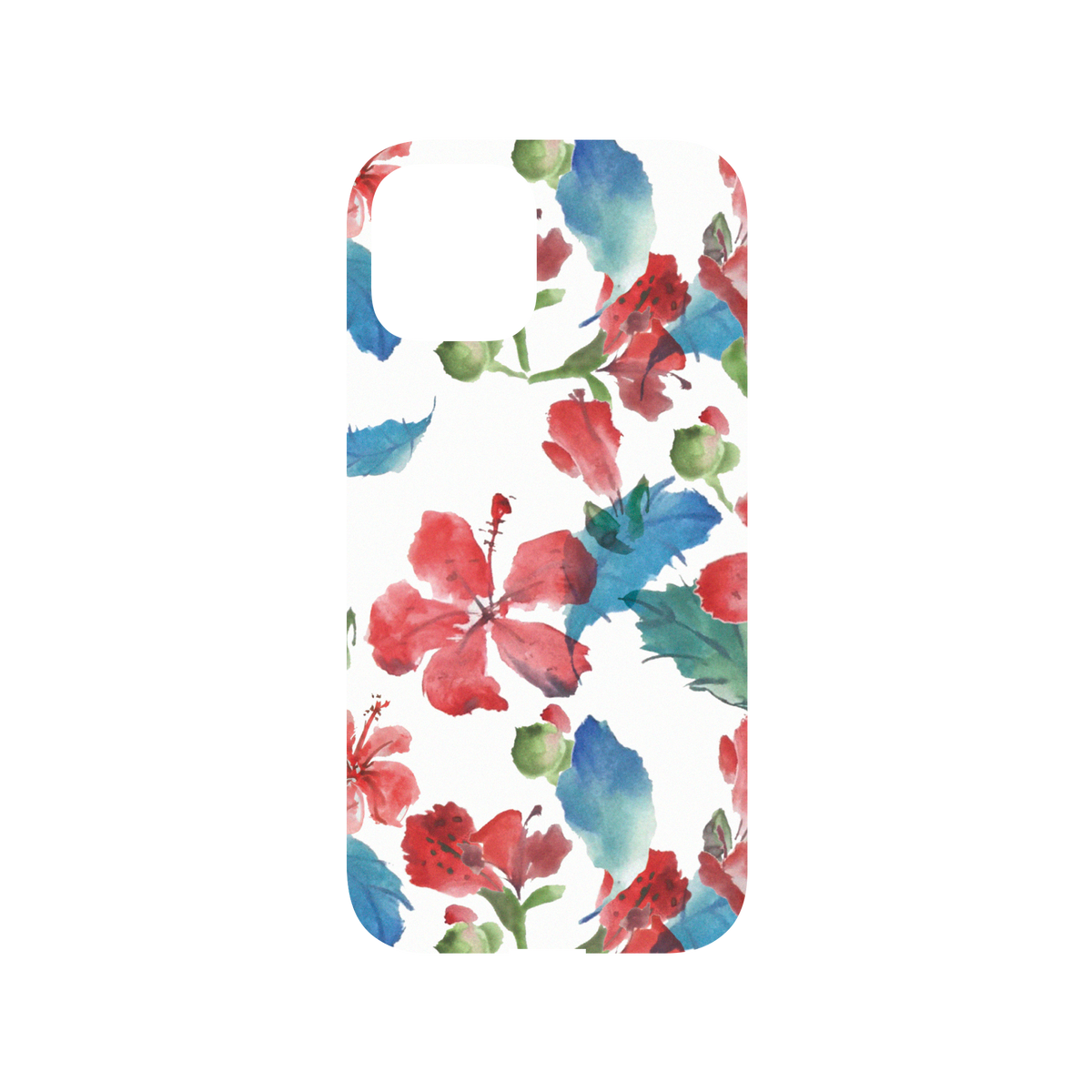 RhinoShield X WasangShow Mod NX iPhone 12 Pro Case - WAWA - Hibiscus Flower White Backplate