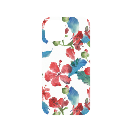 RhinoShield X WasangShow Mod NX iPhone 12 Pro Case - WAWA - Hibiscus Flower White Backplate