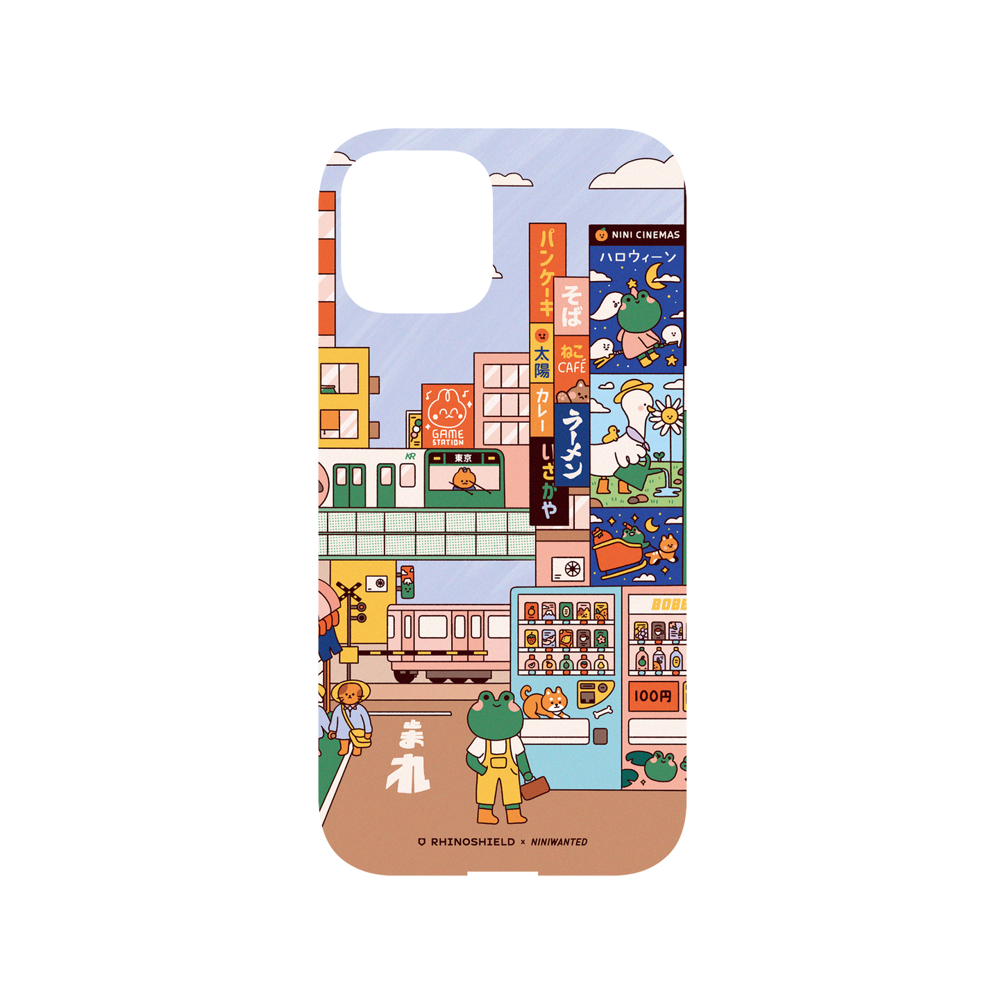 RHINOSHIELD X NINIWANTED Mod NX (MagSafe compatible) iPhone 12 Case - Day in Tokyo Backplate