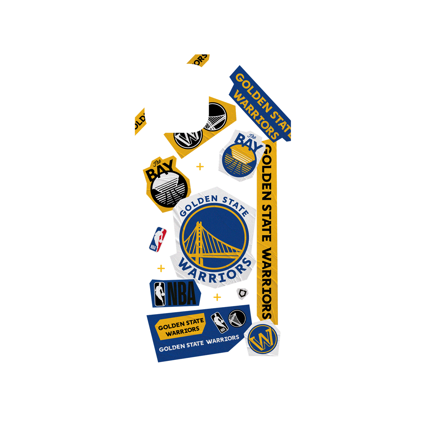 RhinoShield X NBA Mod NX iPhone 12 Pro Case - Golden State Warriors - Collage Backplate