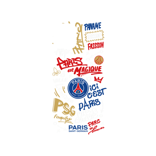 RhinoShield X PSG Mod NX iPhone 12 Case - Paris Saint-Germain - Graffiti Backplate