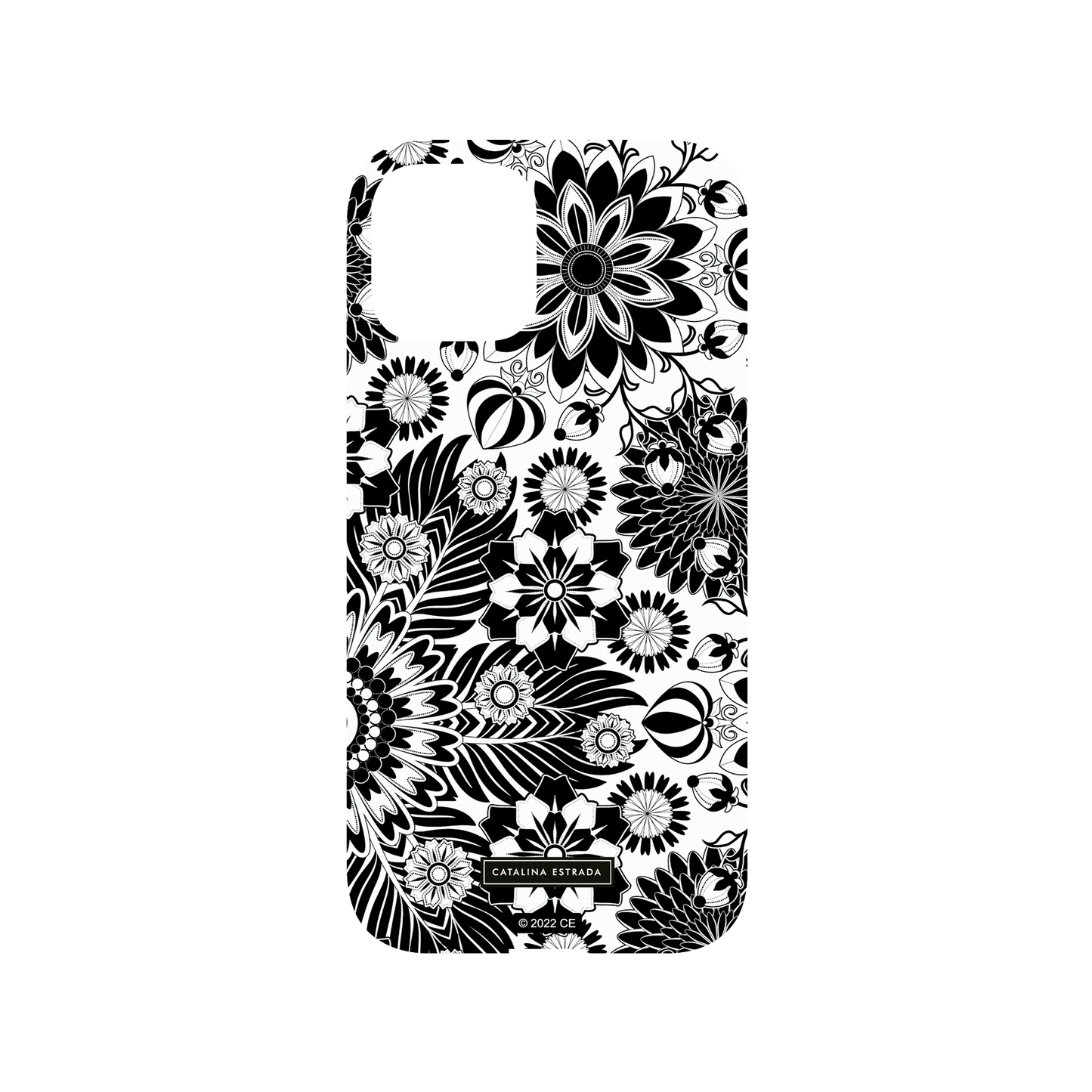 RhinoShield X Catalina Estrada Mod NX iPhone 12 Pro Case - Floral Monochrome Backplate