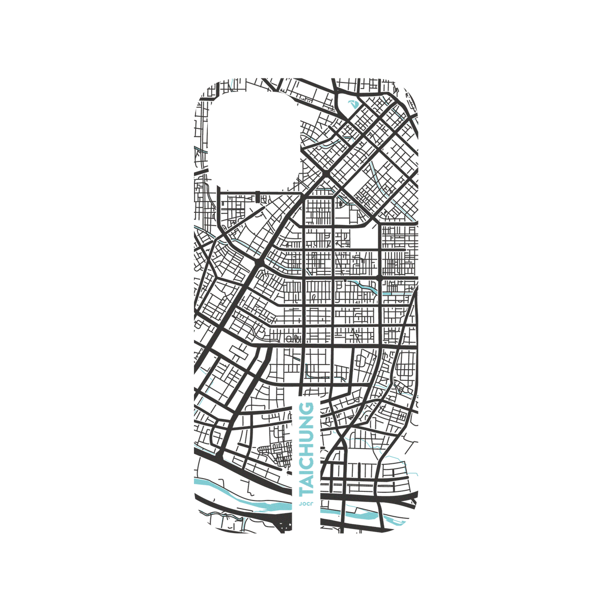 iPhone 12 Pro 犀牛盾Mod NX聯名設計款邊框背蓋兩用手機殼 JOCR - Taichung (Black Logo)