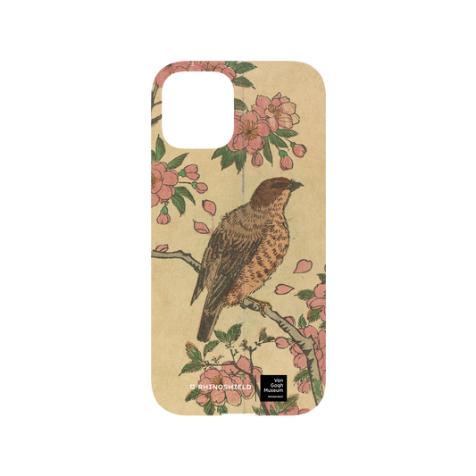 RHINOSHIELD X Van Gogh Museum  Mod NX iPhone 12 Case - Cherry Blossoms and Shrike - Utagawa Hiroshige III Backplate