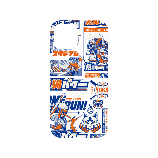 RHINOSHIELD X Paiheme Studio Mod NX iPhone 12 Case - Yokai Baseball Mix Backplate