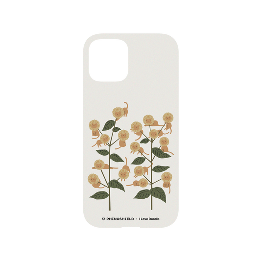 RhinoShield X I Love Doodle Mod NX iPhone 12 Pro Case - Cat and Plant - Catmouflage Backplate