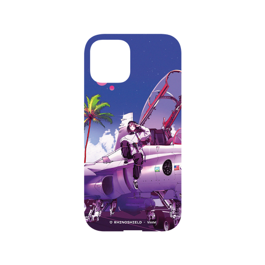 RhinoShield X Vinne Mod NX iPhone 12 Case - Miami Stars Backplate