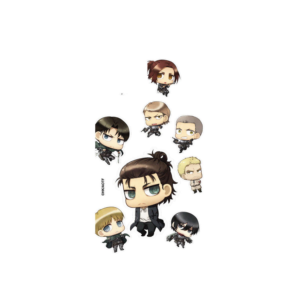 RhinoShield X Attack on Titan Mod NX iPhone 12 Case - Attack on Titan - Chibi Backplate