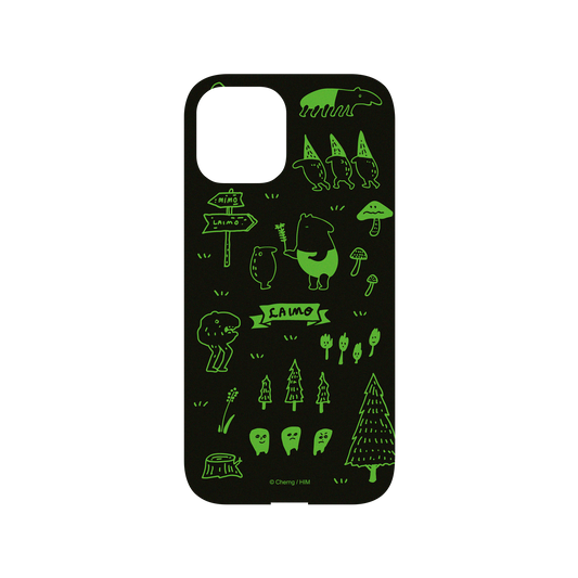 RhinoShield X LAIMO Mod NX iPhone 12 Pro Max Case - LAIMO's Magic Forest (Night) Backplate