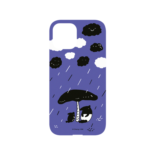RhinoShield X LAIMO Mod NX iPhone 12 Pro Max Case - It's Raining (Purple) Backplate