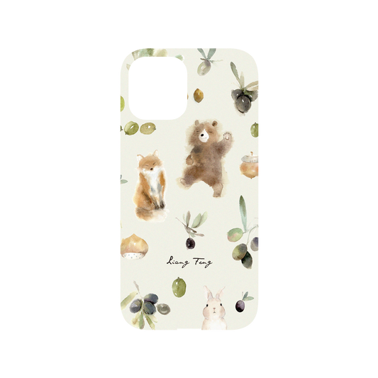 RhinoShield X Liang Feng Mod NX iPhone 12 Pro Max Case - Olives and Animals Backplate