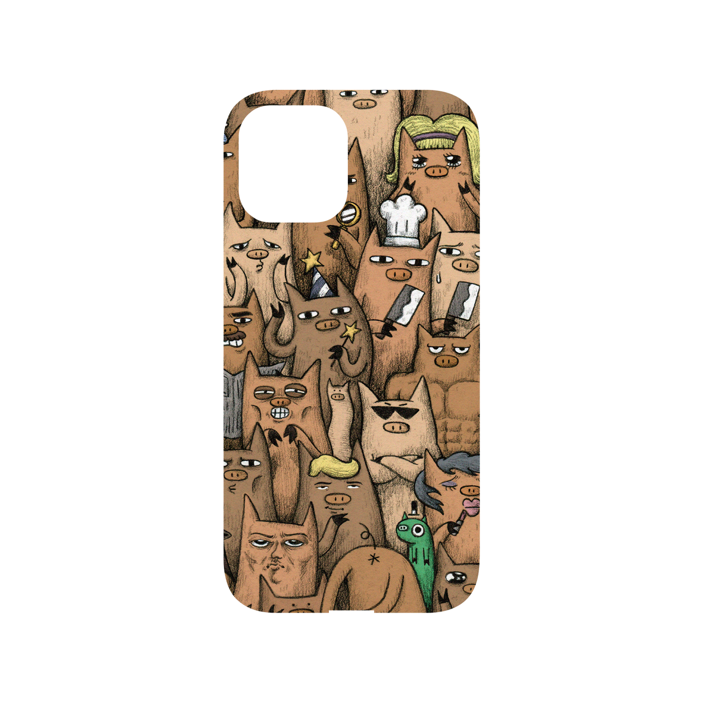 RhinoShield X Incrediville Mod NX iPhone 12 Pro Max Case - Revenge of the Pigs Backplate