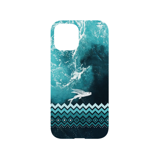 RHINOSHIELD X WasangShow Mod NX iPhone 12 Pro Max Case - Flying Fish in the Deep Sea Backplate