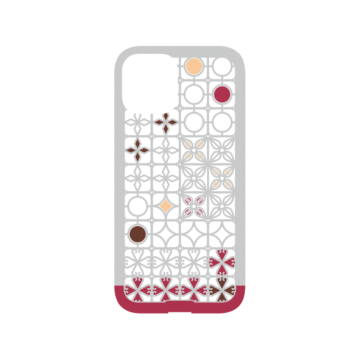 RhinoShield X OldHouseFace Mod NX iPhone 12 Pro Max Case - Taiwan's Window Guard - North Backplate