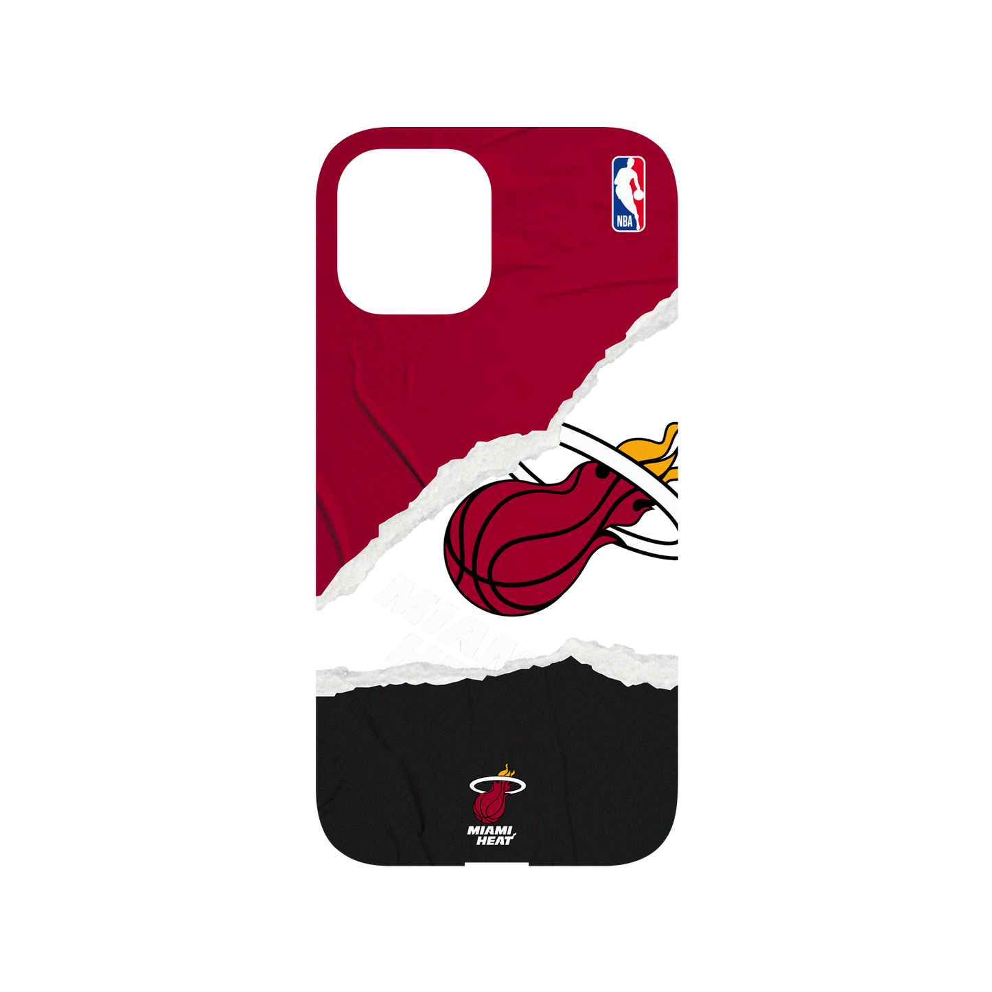 RhinoShield X NBA Mod NX iPhone 12 Pro Max Case - Miami Heats - Sweat and Tears Backplate