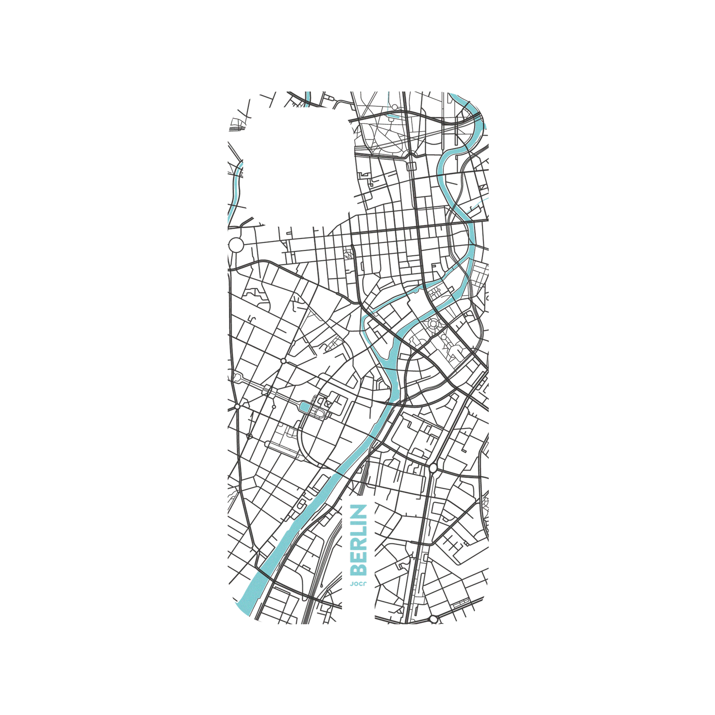 RHINOSHIELD X JOCR Mod NX (MagSafe compatible) iPhone 12 Pro Max Case - Berlin (Black Logo) Backplate