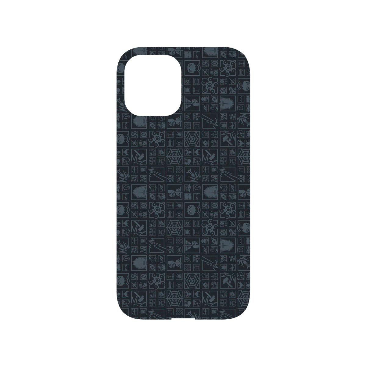 RhinoShield X 6: Siege Mod NX iPhone 12 Pro Max Case - Mosaic - Dark Blue Backplate