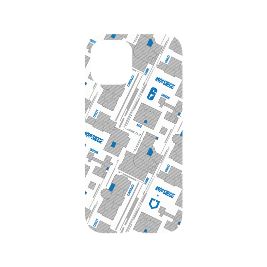 RhinoShield X 6: Siege Mod NX iPhone 12 Pro Max Case - Map - Blue Backplate