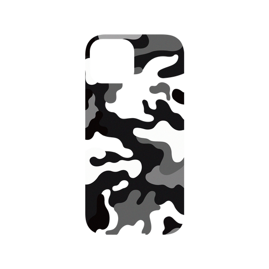 RhinoShield Mod NX iPhone 13 mini Case: Original Designs - Telo Mimetico B&W Camo Backplate