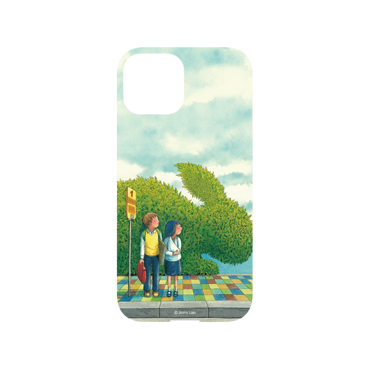 RHINOSHIELD X Jimmy Mod NX iPhone 13 mini Case - Year of the Rabbit Series - Waiting for the Bus Backplate