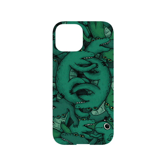 RhinoShield X Incrediville Mod NX iPhone 13 mini Case - Crocodille Ying Yang Backplate