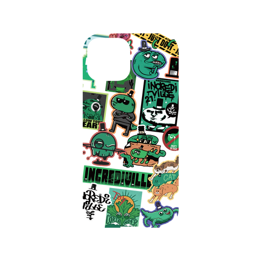 RhinoShield X Incrediville Mod NX iPhone 13 mini Case - Odd Sticker Album Volume 2 Backplate