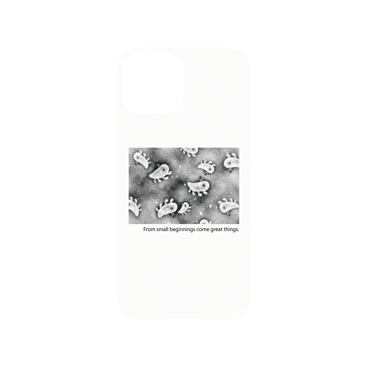 RHINOSHIELD X Incrediville  Mod NX iPhone 13 mini Case - Microscopic Observation - White Backplate