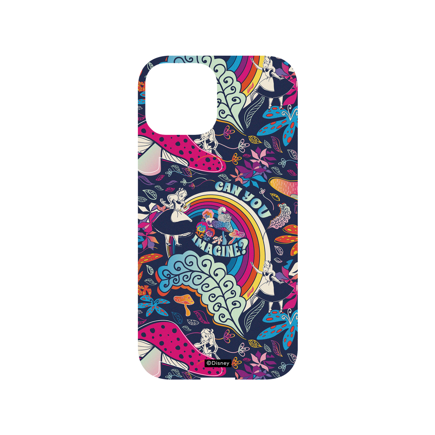 iPhone 13 mini 犀牛盾Mod NX邊框背蓋兩用手機殼 Disney-Classics - 愛麗絲夢遊仙境 Alice au pays des merveilles - Motif rétro