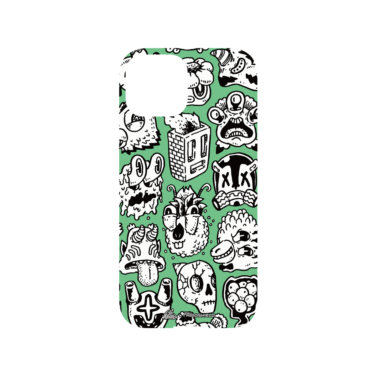 RhinoShield X Lei Melendres Mod NX iPhone 13 mini Case - Fun Portraits Backplate