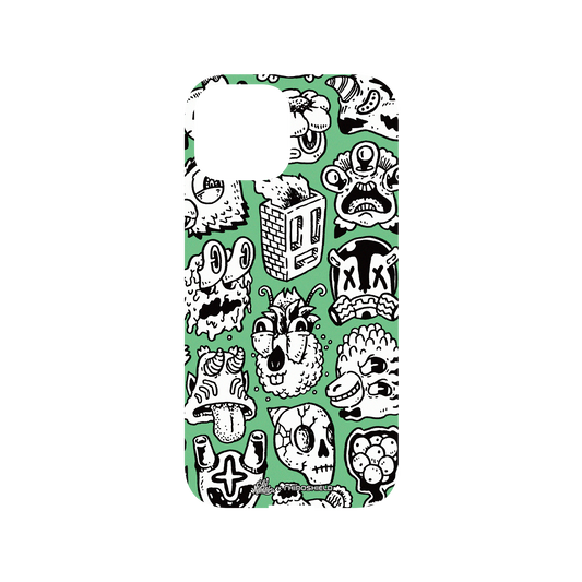 RhinoShield X Lei Melendres Mod NX iPhone 13 mini Case - Fun Portraits Backplate