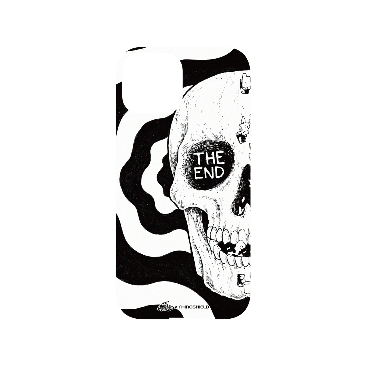 RhinoShield X Lei Melendres Mod NX iPhone 13 mini Case - The Skull Backplate