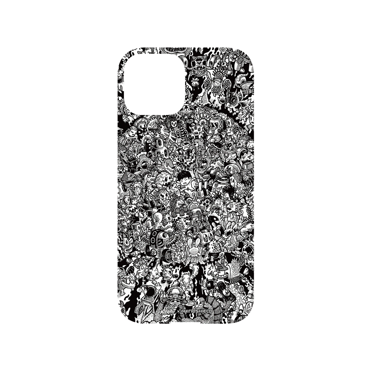 RhinoShield X Lei Melendres Mod NX iPhone 13 mini Case - Monster Battle Royale Backplate