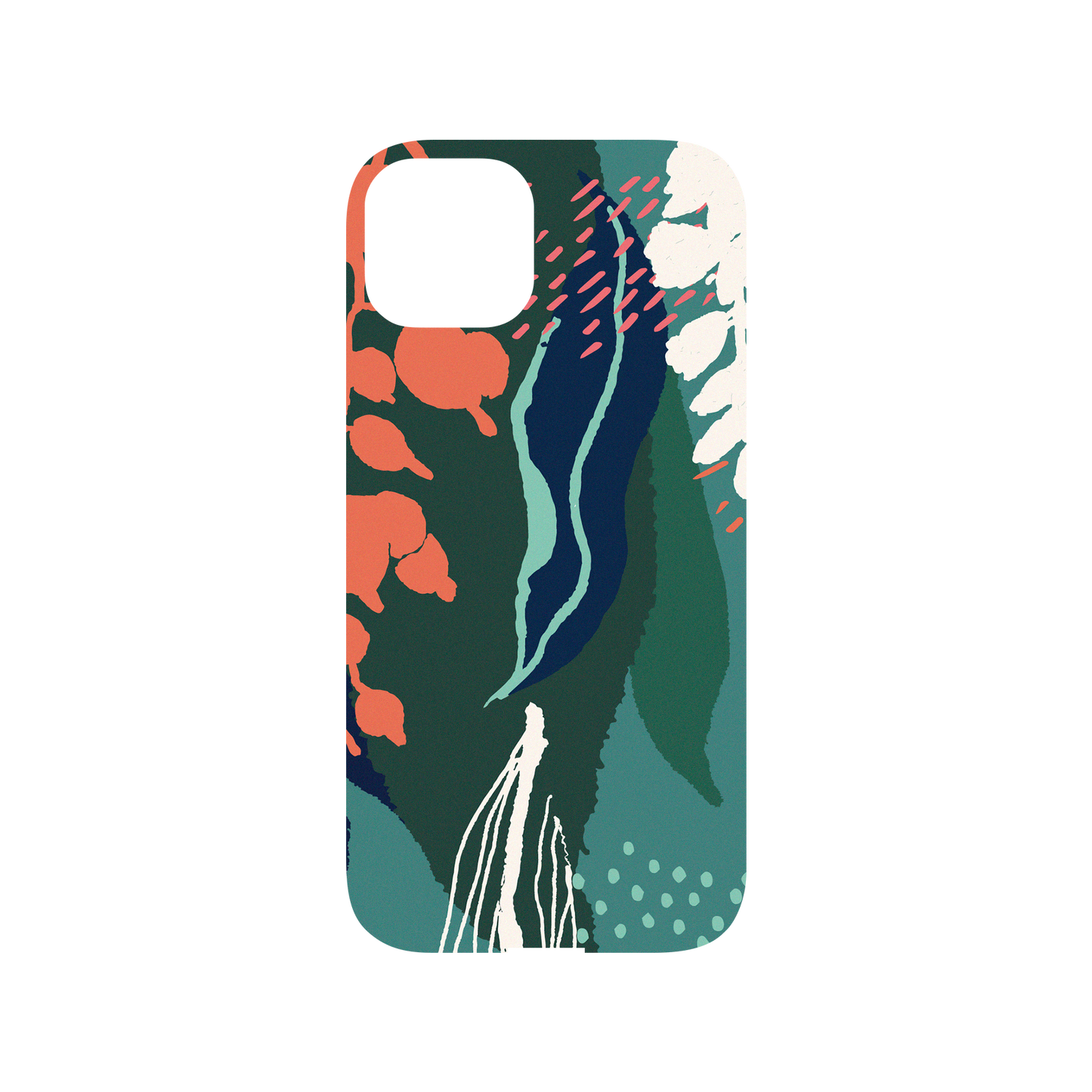 RHINOSHIELD X WasangShow Mod NX (MagSafe compatible) iPhone 13 Case - Ocean WAWA - Alpinia (2020) Backplate
